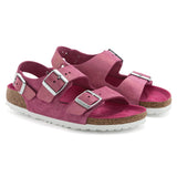 Milano Suede Leather | Shimmering Fuchsia