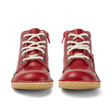 Kickers Kick Hi Unisex Junior Leather Boot | Red