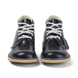 Kickers Youth Unisex Kick Hi Leather Boot | Navy