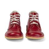 Kickers Womens Kick-Hi Leather Boot | Red
