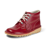 Kickers Womens Kick-Hi Leather Boot | Red