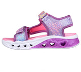Flutter Heart Sandal | 302967L | Lavender
