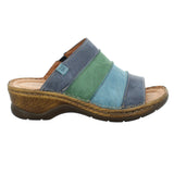 Catalonia 64 Slip On Mule | Dark Blue Multi