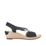 Wedge Sandal 624H6-14 | Navy