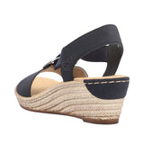 Wedge Sandal 624H6-14 | Navy