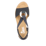 Wedge Sandal 624H6-14 | Navy