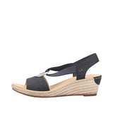 Wedge Sandal 624H6-14 | Navy