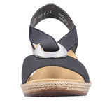 Wedge Sandal 624H6-14 | Navy