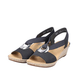 Wedge Sandal 624H6-14 | Navy