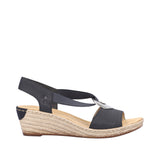 Wedge Sandal 624H6-14 | Navy