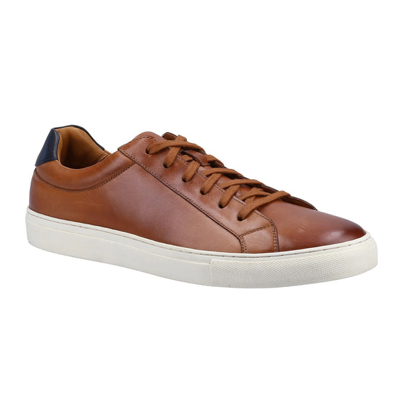 Colton Cupsole Leather Trainer | Tan