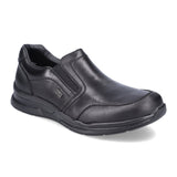 Leather Wide Fit Slip On Shoe | 14850-00 | Black