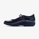 Vega Patent Girls Fitted Mary Jane School Shoe