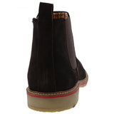 Suede Leather Chelsea Boot | Dark Brown
