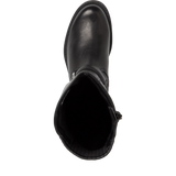 Long Leather Biker Boot | 25607 | Black