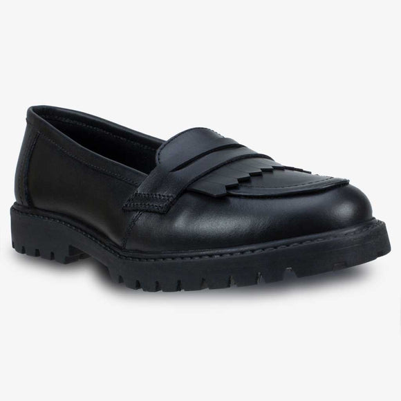 Willow Leather Trend Loafer | Black