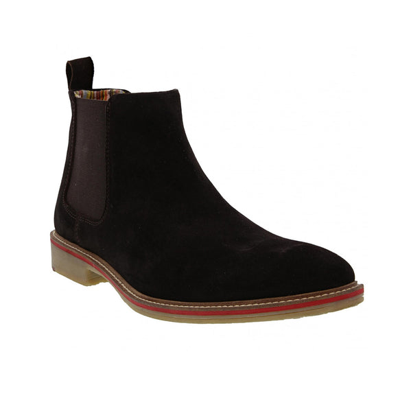 Suede Leather Chelsea Boot | Dark Brown