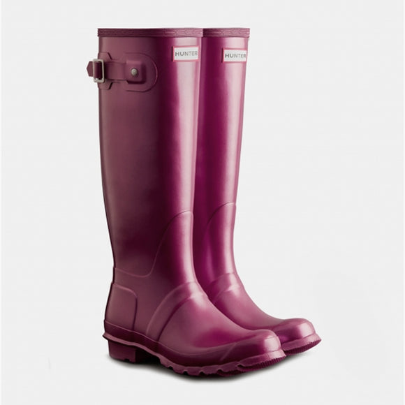 Hunter Women's Original Tall Nebula Wellington Boots | Burgundy