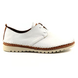 Swift Leather Lace Up Shoe | White