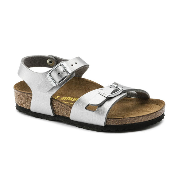 Birkenstock KIDS | Rio | Metallic Silver