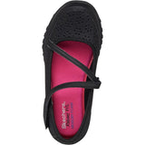 Playground Poppies School Shoe | 82277L | Black