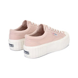 Superga 2631 Stripe Platform Trainer | Dusky Pink