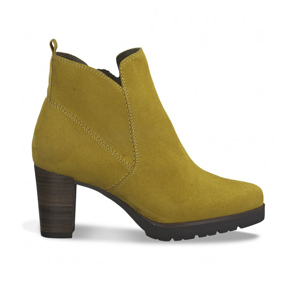Heeled Ankle Boot | 25085 | Mustard